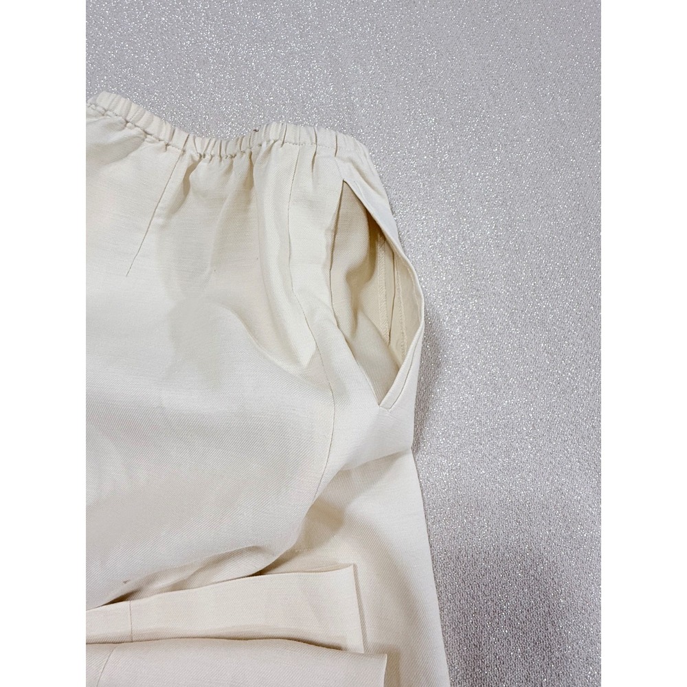 NWT J. Crew Sz S petite Cosmo pant in Gramercy linen blend $148 *flaw - Picture 7 of 13